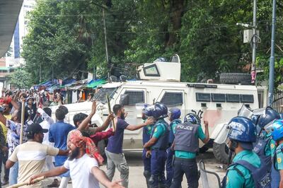 Bangladesh Interim Govt Focuses On Restoring Law & Order Amid Post-Hasina Chaos