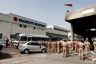 Gurgaon-Manesar workers oppose Maruti mass sacking
