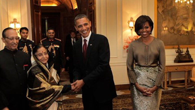 Obamas attend President's grand banquet