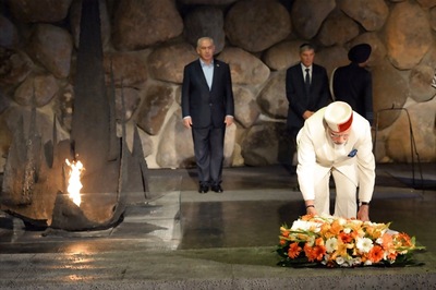 Prime Minister Modi Visits Holocaust Memorial in Jerusalem