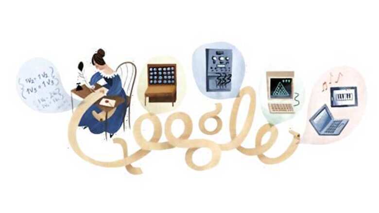 Google doodles Ada Lovelace's 197th birthday