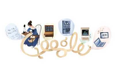 Google doodles Ada Lovelace's 197th birthday