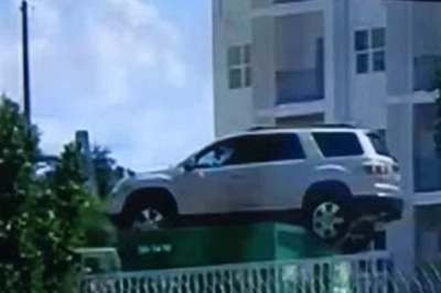 Florida Man Stumbles Upon SUV On Top Of A Dumpster: 'Are You Serious?'