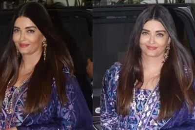 What's Not To Like About Aishwarya Rai Bachchan's Gorgeous Blue Anarkali Suit At Sonali Bendre Anniversary Celebrations