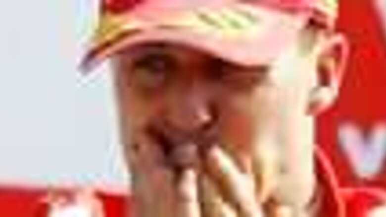 Schumi decides to step off the gas