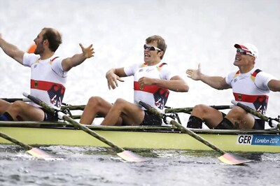 Germany wins Olympic gold in men's quad sculls