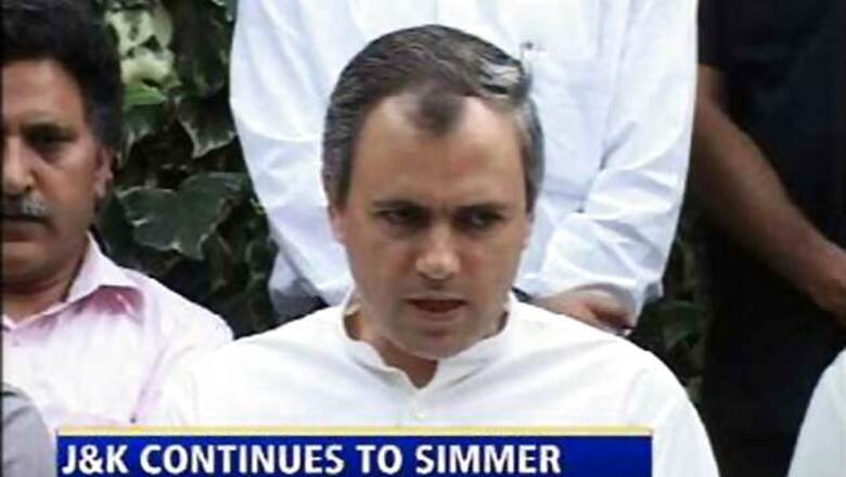 Vested groups behind Kashmir violence: Omar