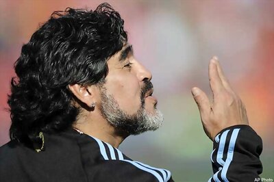 In shorts or suit, Maradona still the star