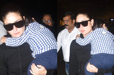Kareena Kapoor Spotted At Mumbai Airport Weeks After Being Mobbed, Holds Jeh Tight and Maintains Distance