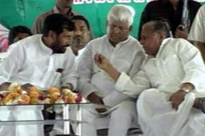Big 3 of 4th Front: Lalu, Paswan, Mulayam rally together