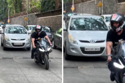 John Abraham Spotted Riding His Super Bike Aprilia RSV4 In Mumbai