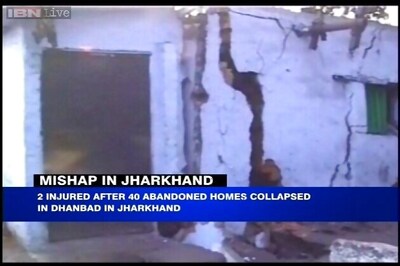 Jharkhand: 40 abandoned homes collapsed in a fire, 2 injured