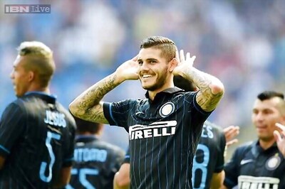 Mauro Icardi scores hat-trick as Inter Milan thrash Sassuolo 7-0