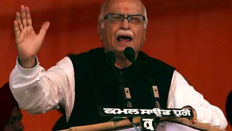 UP has moved backward under BSP rule: Advani