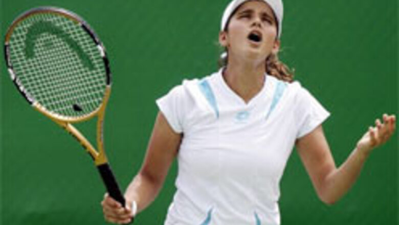 Sania makes early exit from OZ Open