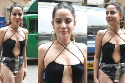 Urfi Javed Stuns In Hot Outfit Made From Dining Table Cover, Netizens Say 'Panni Lapet Li'