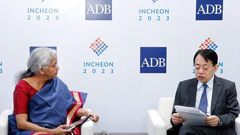 FM Nirmala Sitharaman Asks ADB to Support India with More Concessional Climate Finance
